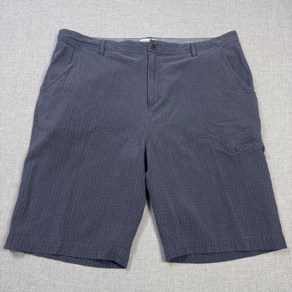Carbon 2 Cobalt Chino Shorts Mens 36 Blue Cotton 10" Inseam Pockets